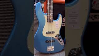 Video thumbnail for Fender Japan Traditional II 60s Jazz Bass Guitar, RW FB, Lake Placid Blue by Jamcrew Music Studio