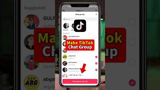 Download lagu How to Make Chat Group on TikTok 🗨️📱 | Create TikTok Group Chat Easy mp3