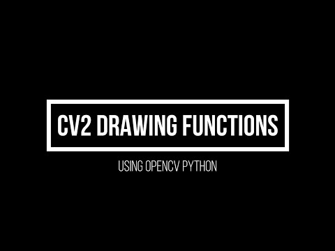 2 5 Drawing Functions Using Opencv Pythonadvanced Computer Vision Using Opencv Python