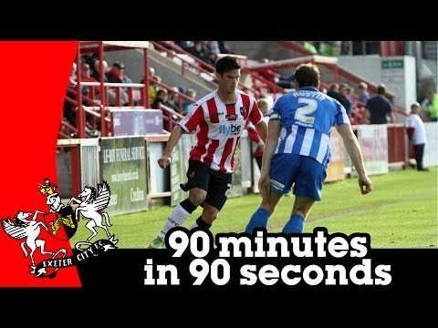 Exeter City 0-3 Hartlepool United - 90 minutes in 90 seconds (12/10/13)