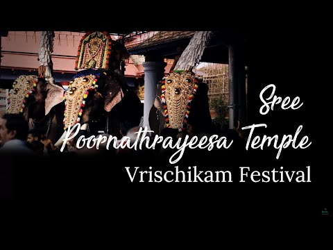 Vrischikam Festival at Sree Poornathrayeesa Temple 