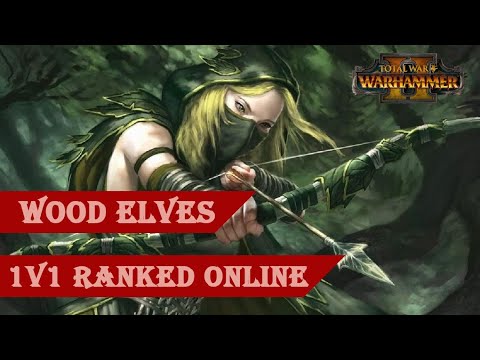 1v1 Ranked - Wood Elves [vs Greenskins] -Hawk Riders vs the goblin hordes - Total War: Warhammer 2