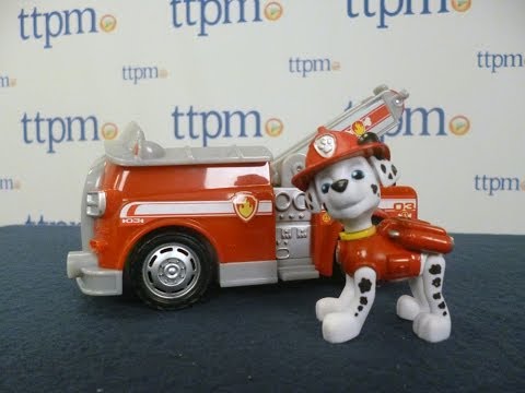 Spin Master Spin Master Paw Patrol nuotoliniu būdu valdomas gaisrinis automobilis Marshall + universalus nuotolinio valdymo pultas video