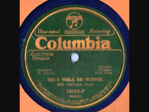 Zoj.Havajo Columbia 72033  Albanian 78 rpm