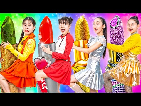 Chica Pobre Vs Rica Vs Súper Rica Vs Normal En Un Concurso De Cambio De Imagen! ¿Quién Ganará?