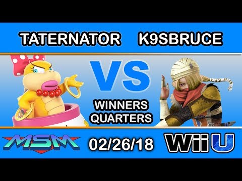 MSM 135 - R5 Kh | Taternator (Wendy) Vs. K9sbruce (Sheik) Winners Quarters - Smash 4