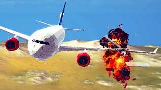 Try to Survive These Deadly Landings #12 | Plane Crashes in Besiege | Pick a Seat