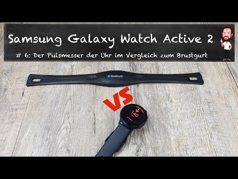 Samsung Galaxy Watch Active 2 | #6 - Der Pulsmesser im Test gegen einen Brustgurt (Deutsch / German)