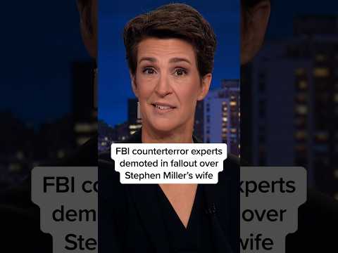 FBI counterterror experts demoted in fallout over Stephen Miller's wife