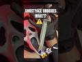 GHOSTFACE UNBOXES NEW MASK 👻🔪 #shorts #halloween #trending #ghostface #viral #shortsviral