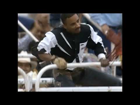 PBR 1994: Ronnie Whitfield Dismounts Over the Fence (75 pts)