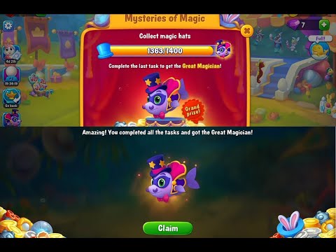 Fishdom David Copperfish Great Magician Unlock Mysteries of Magic