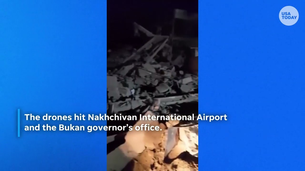 Azerbaijan accuses Iran of firing two drones into territory, injuring four