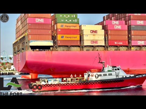 4K SHIPSPOTTING PORT OF LOS ANGELES “AMERICA’S PORT” CALIFORNIA - March 2024