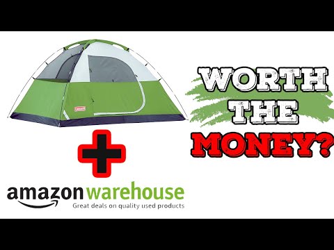 Our Ozark Trail tent is Broken! We bought a New Tent from Amazon Warehouse| Coleman Sundome 6 person