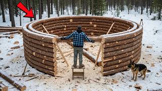 Neighbors Laughed When the Veteran and His Dog Built a Circular Cabin — Until the Tornado Passed Aro