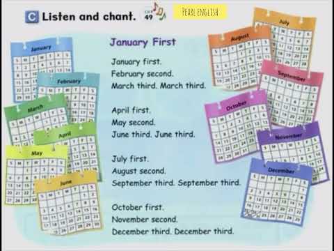 JANUARY FIRST SONG.(LET'S GO 4 UNIT 3)