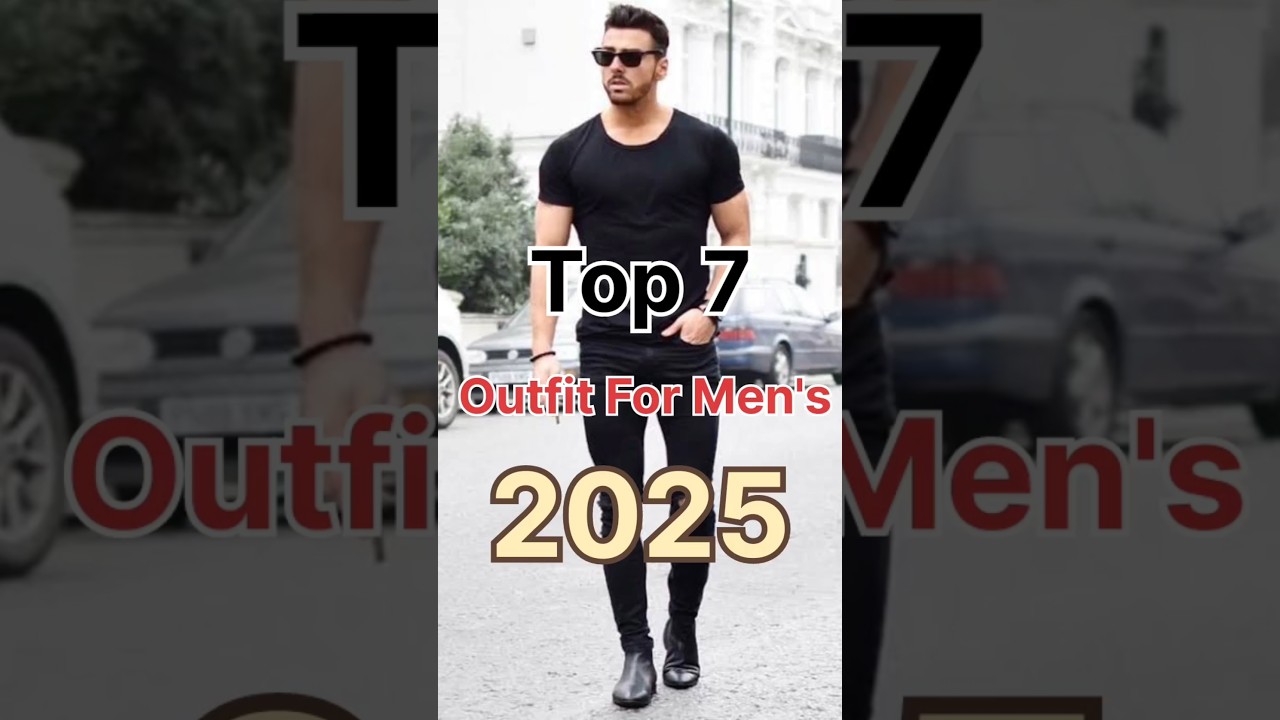 😎 Top 7 Outfit For Men's 2025 #fashion #style #mensfashion #casual #seasonoutfit #shorts