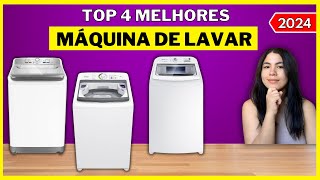 Qual a melhor MÁQUINA DE LAVAR em 2024 TOP 4 Melhores MÁQUINAS de lavar em 2024!