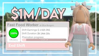 How To Make $1M A DAY in Bloxburg | Tips & Tricks (Roblox)