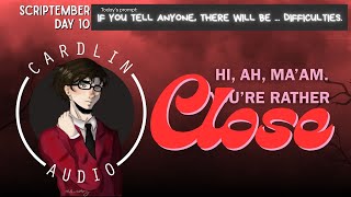 Talktober 2025 - Day 10:  If you tell anyone, there will be.. difficulties. [Boss x Employee] [ASMR]