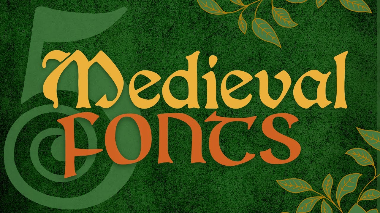 Top 5 Best (and FREE) Gothic Fonts For Medieval Designs