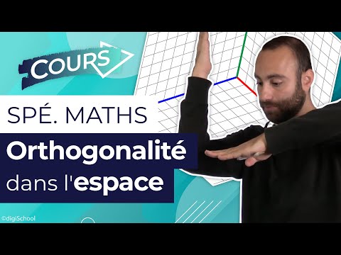 Orthogonalité dans l'espace - Spé Maths
