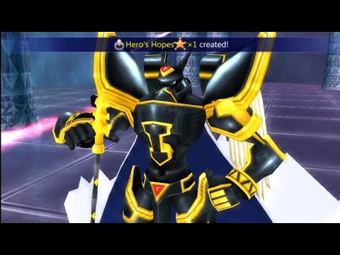 Dissidia012-Alphamon Oryuken Mode vs Omegamon
