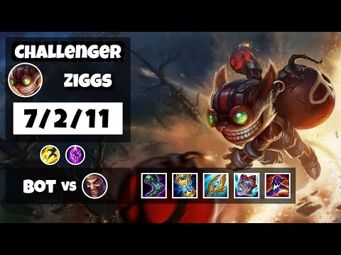 Ziggs vs Draven NA Challenger BOT (7/2/11) - v11.14