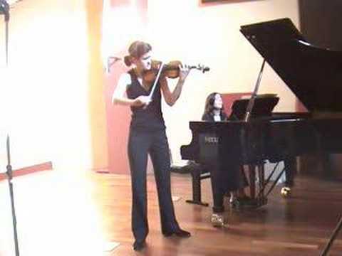 Elsa GRETHER Delphine BARDIN, SIBELIUS, Violin Concerto 1st mvt
