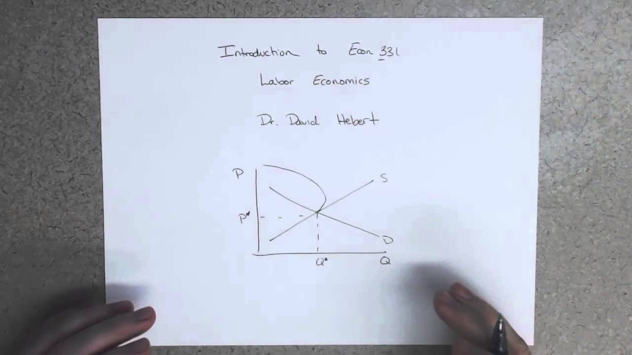 Labor Economics (Econ 331) Intro