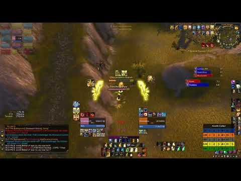 4 big scary ugly Horde vs 1 dainty petite weak Preg paladin