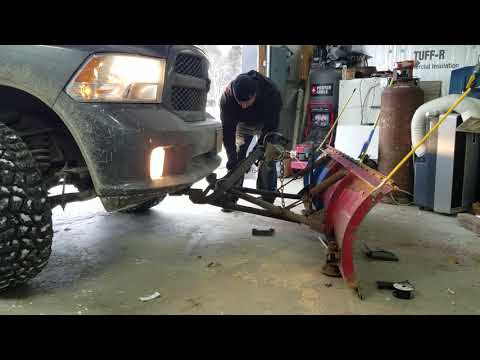 Mounting a Snowbear snowplow on a Ram 1500