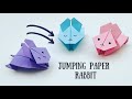 How To Make Origami Jumping Paper RABBIT Toy For Kids / paper craft / Paper Craft Easy / KIDS crafts