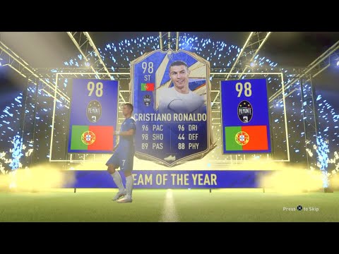 OMFG I PACKED TOTY RONALDO [ REACTION ] - Fifa 21