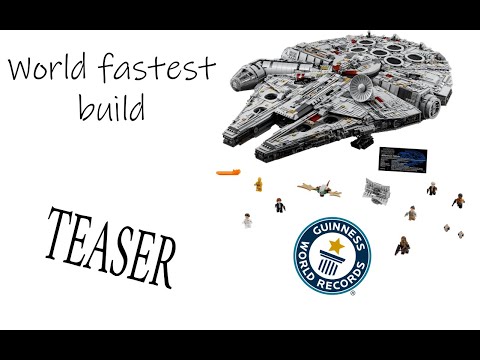 Breaking a World Record | Fastest Time to Build UCS Millenium Falcon 75192 | Teaser