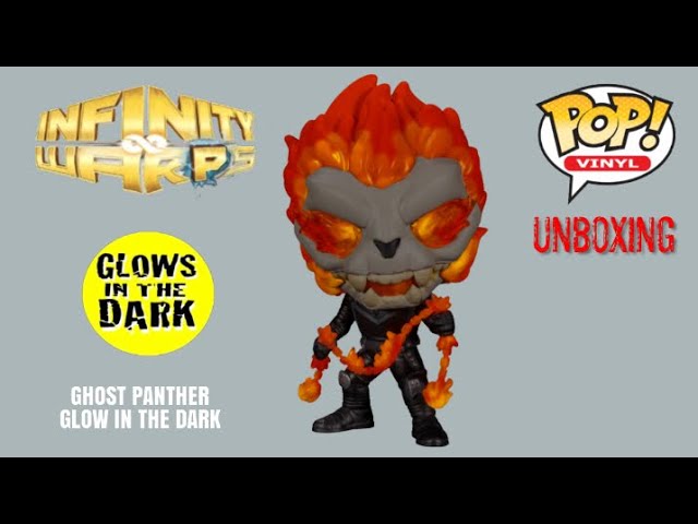 Vídeo relacionado con Funko Pop Marvel Infinity warps Ghost Panther edicion Especial Brillo en la Oscuridad Glow in The Dark 52085
