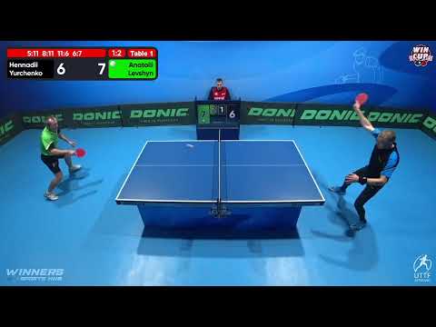 17:30 Hennadii Yurchenko 1-3 Anatolii Levshyn West 3 WIN CUP 28.11.2022 | TABLE TENNIS WINCUP