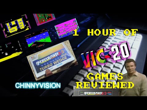 ChinnyVision - Ep 566 - One Hour Of Vic 20 Games Reviewed!