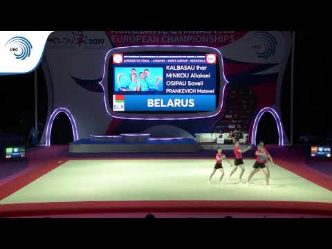 Men's group Belarus - 2019 junior Europeans, balance final