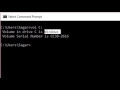 How to get drive volume label in Windows command prompt