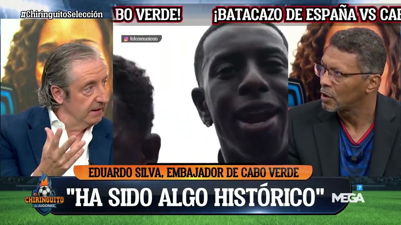🔥 EDUARDO SILVA, EMBAJADOR DE CABO VERDE, EN EL CHIRINGUITO TRAS UN DÍA HISTÓRICO PARA SU PAÍS