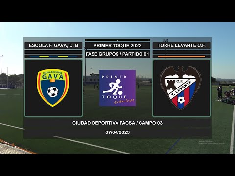 PRIMER TOQUE 2023 - Partido 01 - ESCOLA F. GAVA, C. B - TORRE LEVANTE FC (FASE DE GRUPOS) (Resumen)