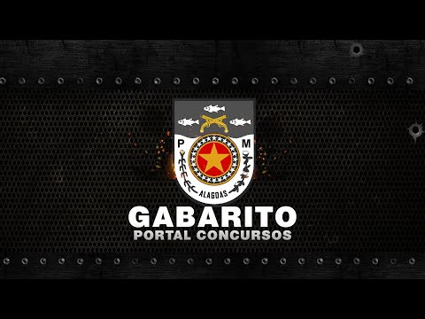 Correção da prova do Concurso Policia Militar - PM-AL - 15/08/2021