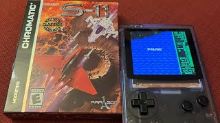 Project S-11 Gameboy Colour gameplay, Modretro, chromatic game.