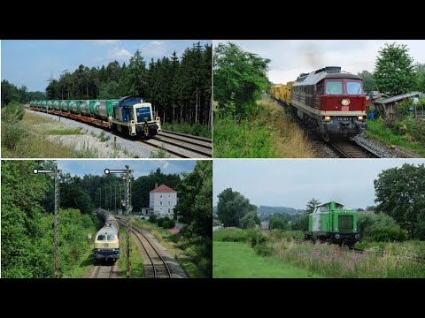 Dieselsound pur! An- und Bergfahrten mit V160, V300, V100, V90 uvm.