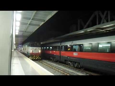 E656.431 + E444.095 in partenza con l' ICN 1955 Roma Termini - Siracusa/Palermo Centrale