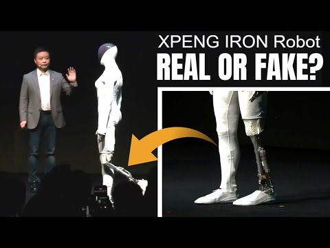 XPENG IRON Robot Cut Open On Stage To Prove It’s Real