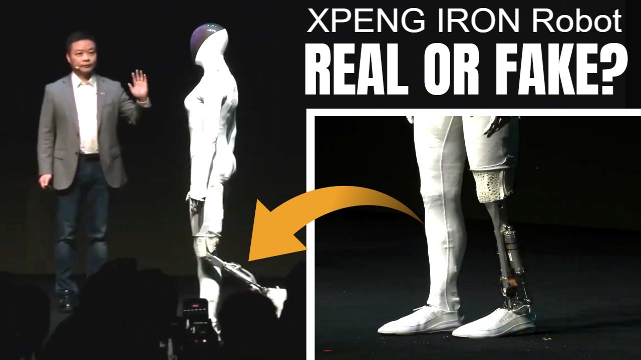 XPENG IRON Robot Cut Open On Stage To Prove It’s Real - YouTube