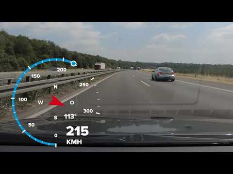 Bertracing - BMW M3 E90 420hp vs BMW 550i E61 Touring on german Autobahn high speed 4K UHD